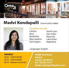 Madvi Kondapalli – Realtor